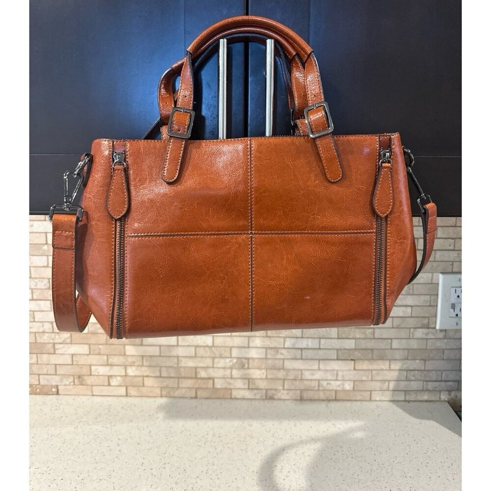 Kenoor Medium Size Brown Leather 2 Sizes Of Straps